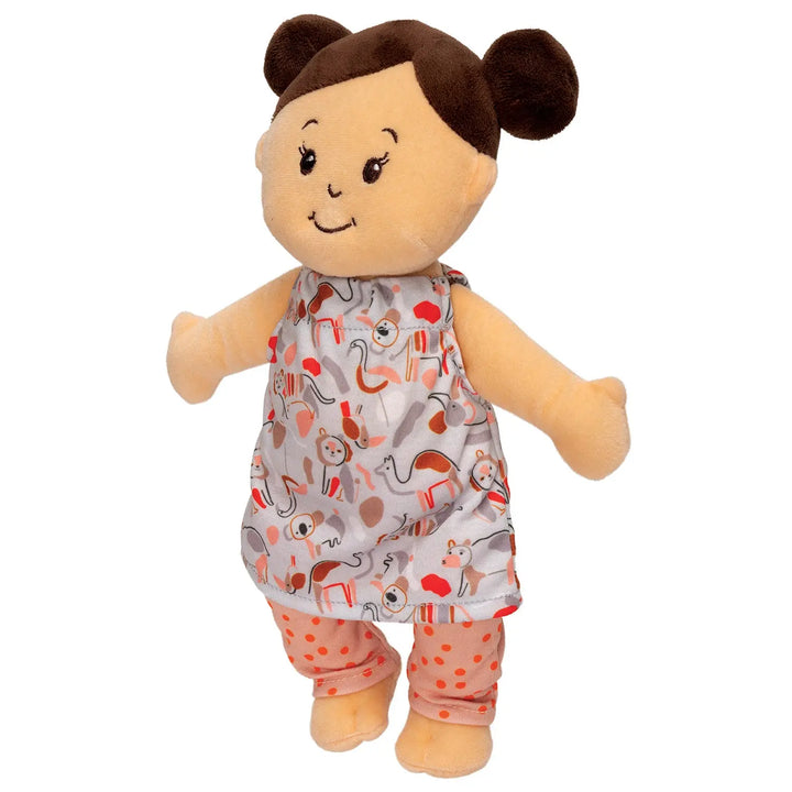 Wee Baby Stella Twins Peach With Brown Hair - Wee Baby Stella - Manhattan Toy