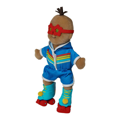 Wee Baby Stella beige doll Rainbow Roller - Baby Doll - Manhattan Toy