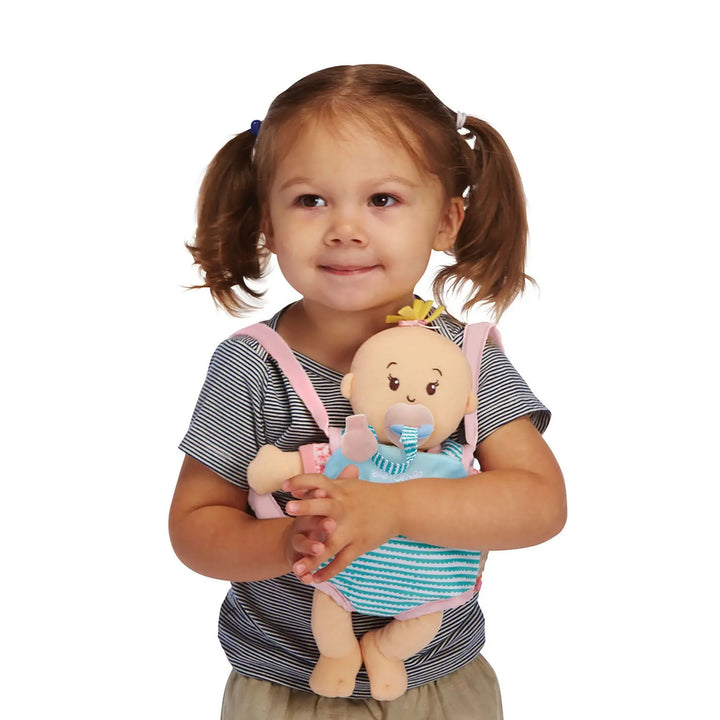 Wee Baby Stella Travel Time Carrier Set - Doll Accessories - Manhattan Toy