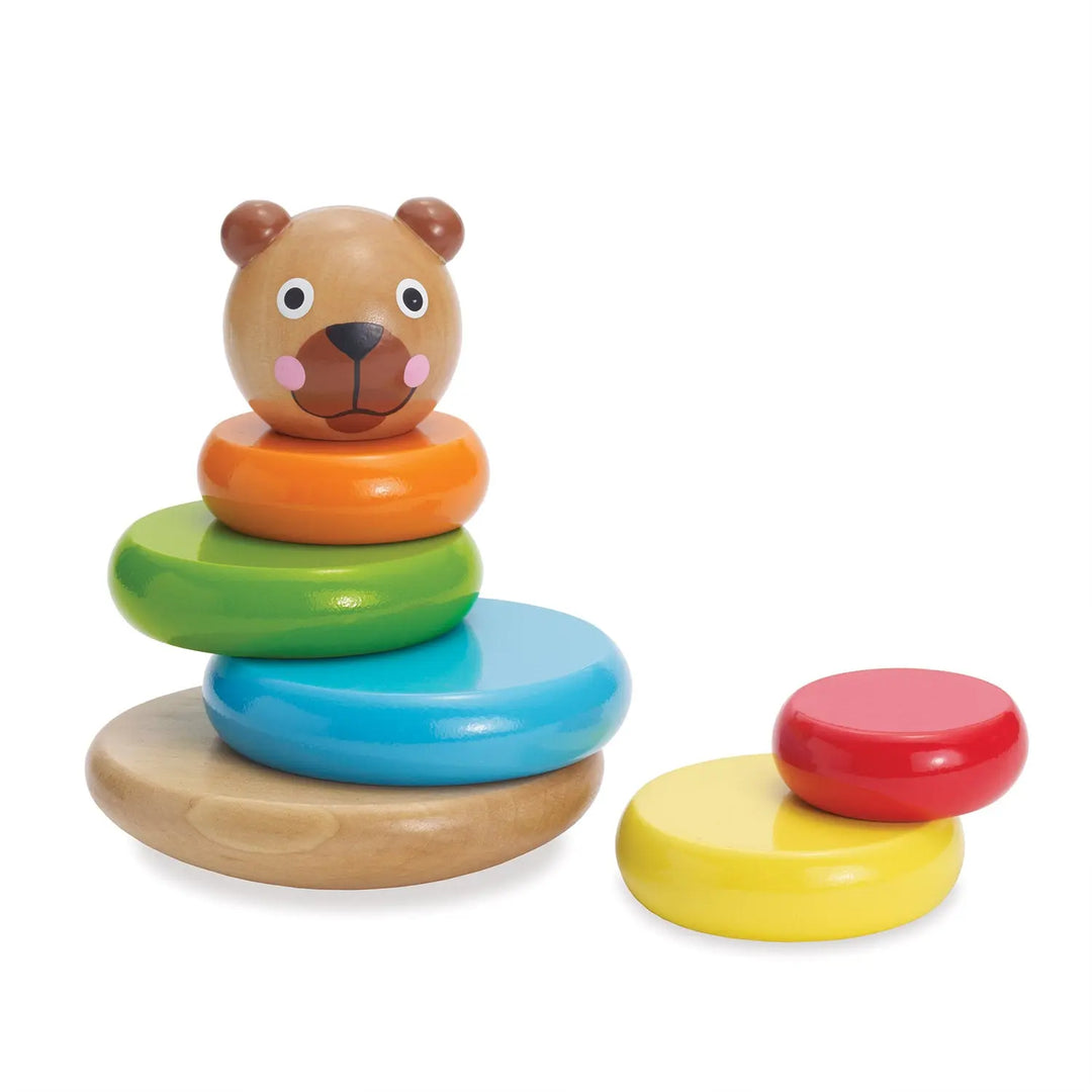 Brilliant Bear Magnetic Stack-up - Wood Toys - Manhattan Toy