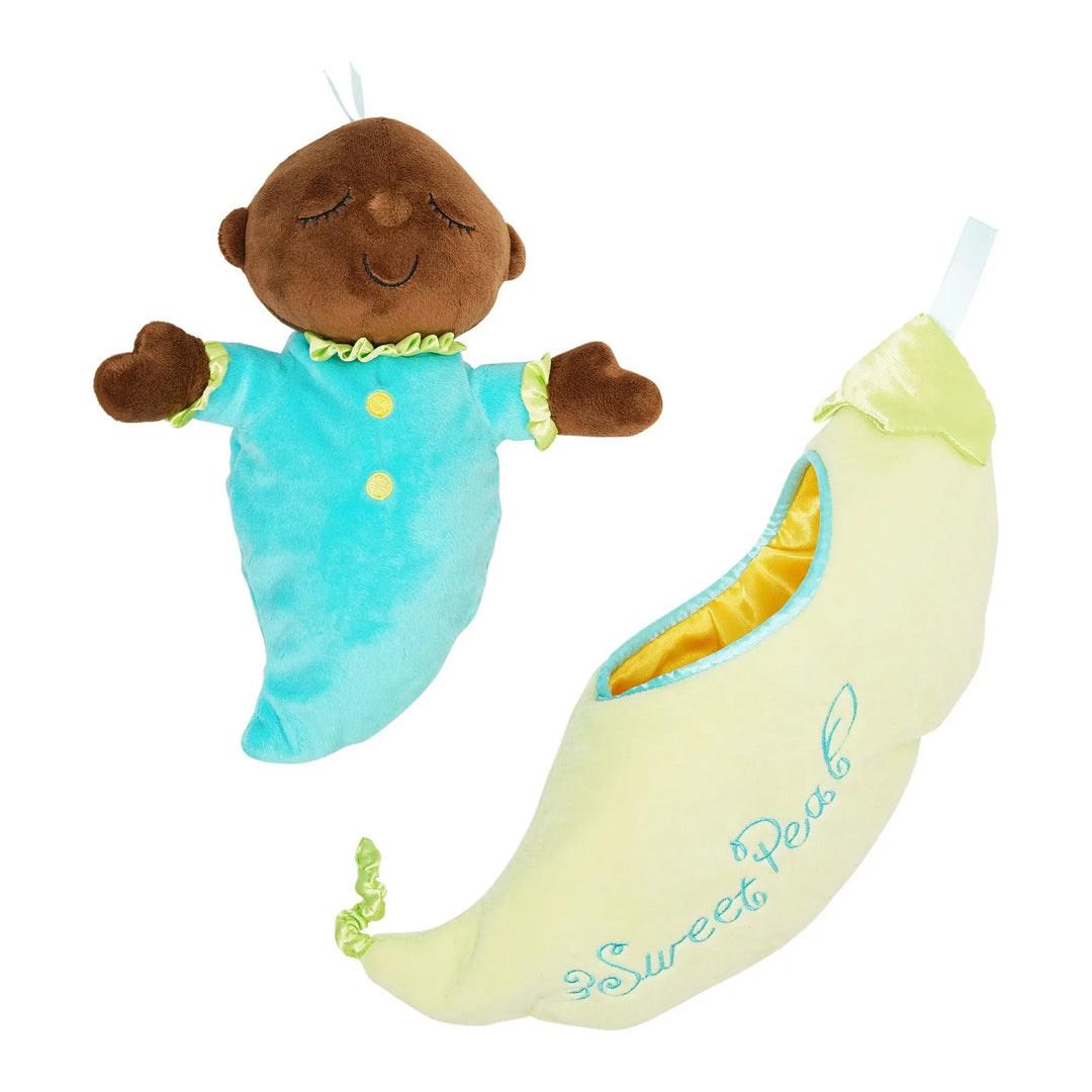 Snuggle Pods Sweet Pea Brown - Baby Doll - Manhattan Toy