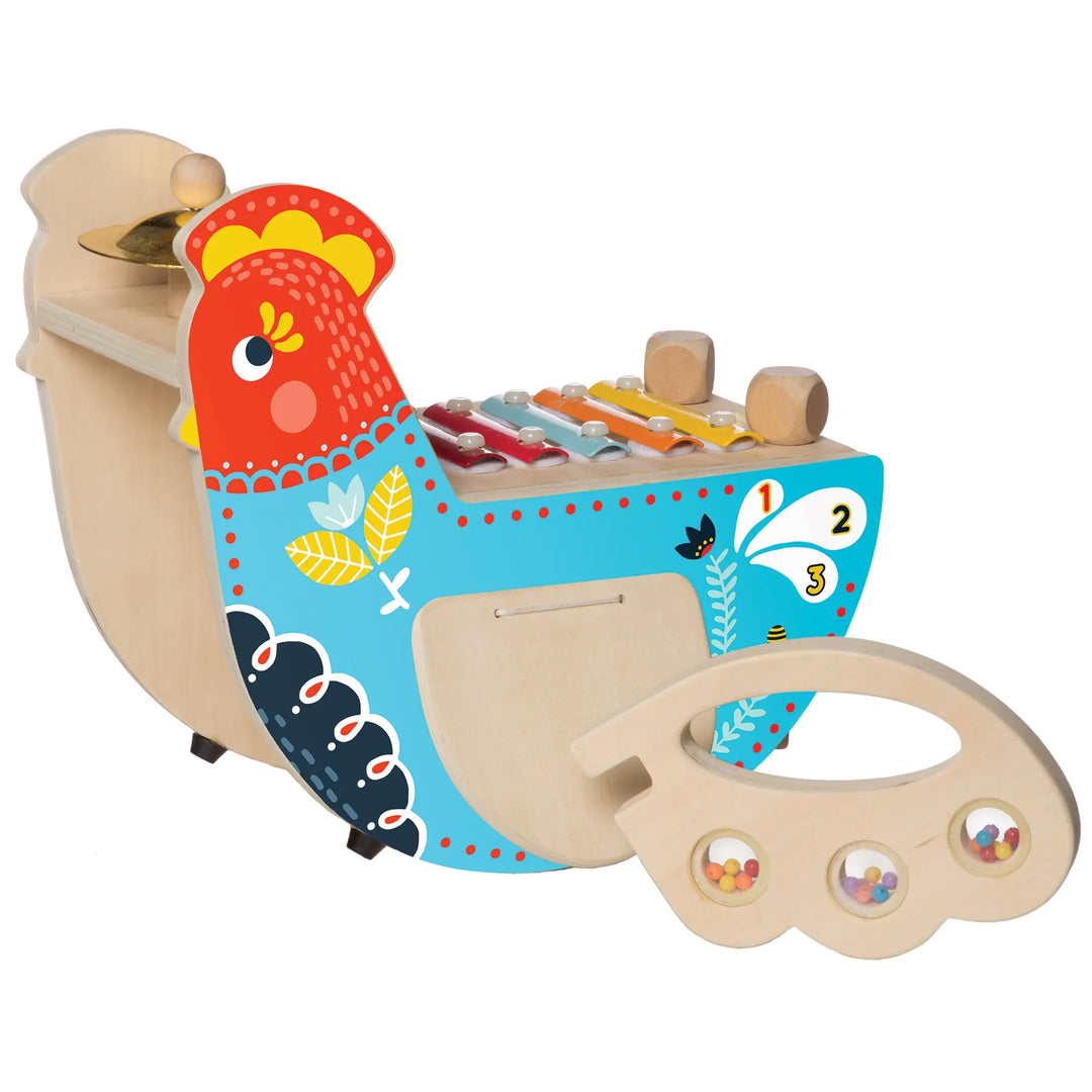 Musical Chicken - Wood Toys - Manhattan Toy