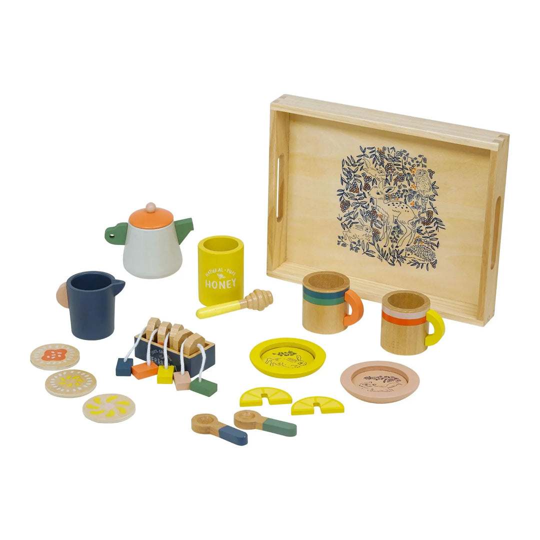 Flora & Fauna Tea Set - Wood Toys - Manhattan Toy