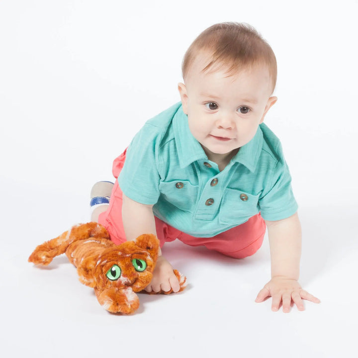 Lavish Lanky Cats Ginger Stuffed Animal - Stuffed Animal - Manhattan Toy