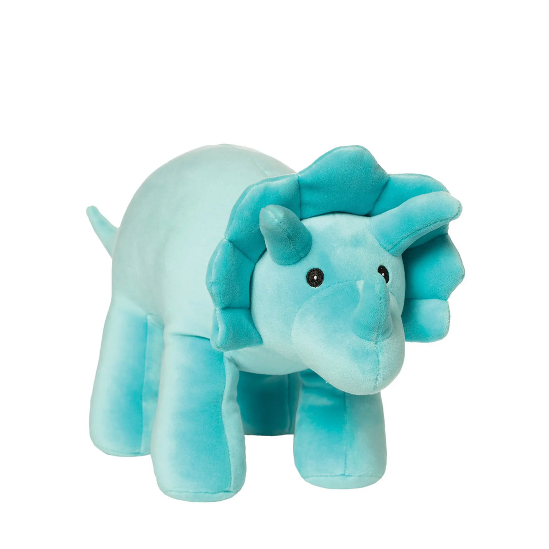 Velveteen Dino Spike Triceratops - Stuffed Animal - Manhattan Toy
