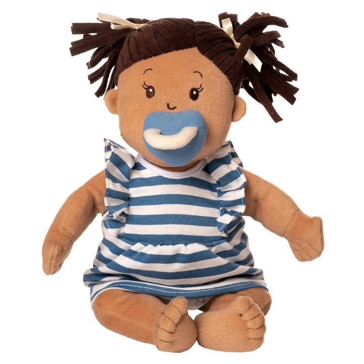 Baby Stella Beige Doll with Brown Pigtails - Baby Stella - Manhattan Toy