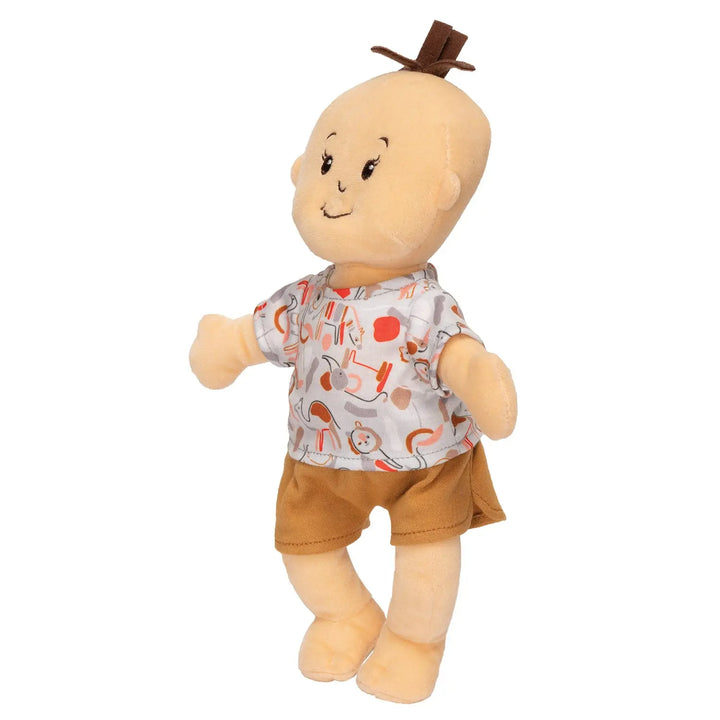 Wee Baby Stella Twins Peach With Brown Hair - Wee Baby Stella - Manhattan Toy