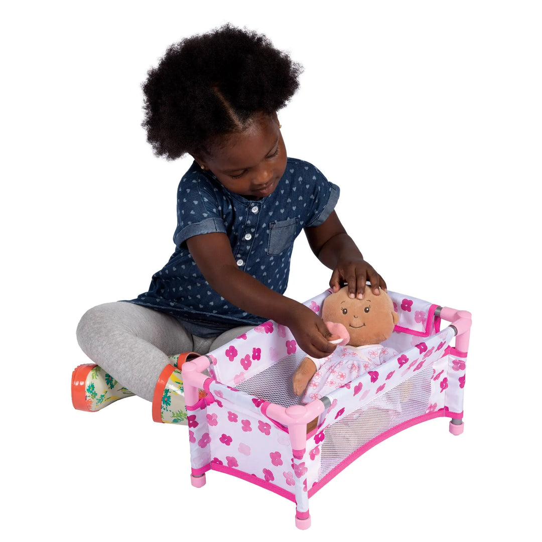 Stella Collection Take Along Travel Crib - Doll Accessories - Manhattan Toy