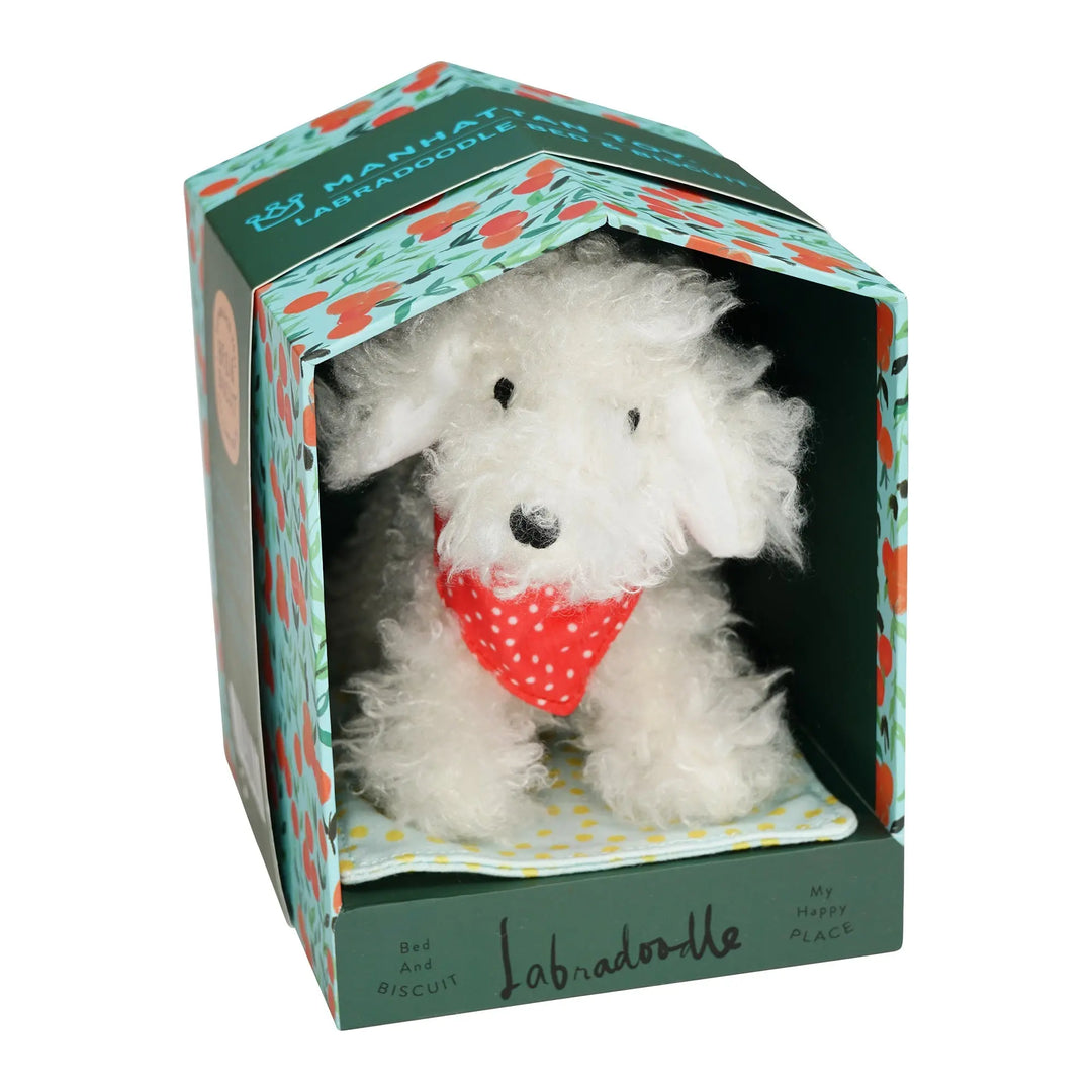 Bed & Biscuit Labradoodle - Stuffed Animals - Manhattan Toy